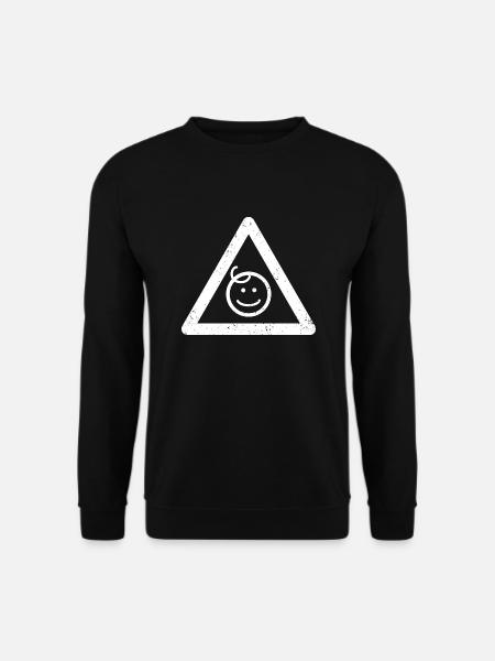 Attention child signs - Unisex Sweatshirt - black