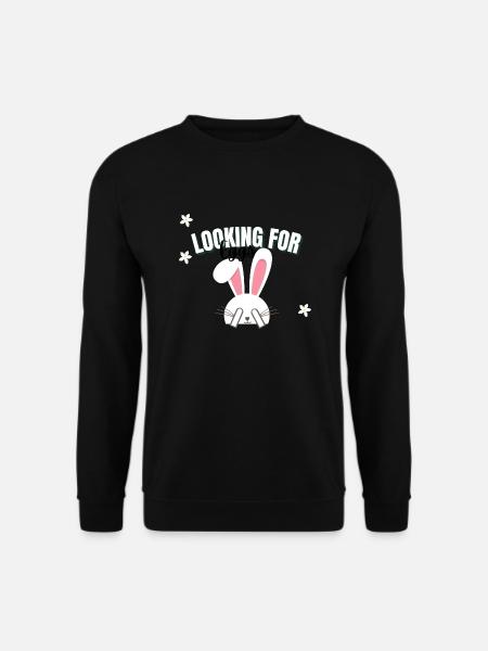 Ostereiersuche / Suche an Ostern - Unisex Pullover - Schwarz