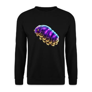 Tardigrades, Space, Tardigrade, Space, Cosmos - Unisex Sweatshirt - black - Front - Alina (178cm) & Michal (187cm)