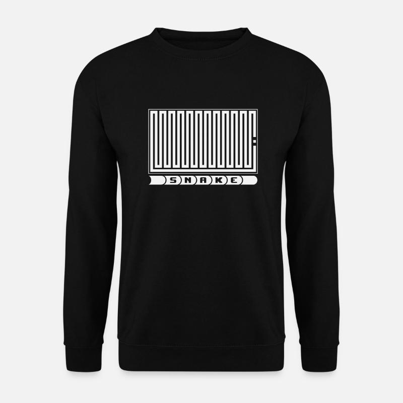 Snake - Retro Game - Unisex Pullover - Schwarz