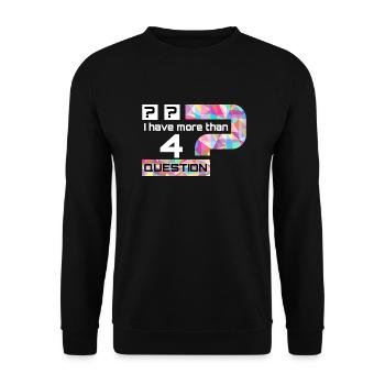 I have more then four question - Sweat-shirt Unisexe - noir - Devant - Alina (178cm) & Michal (187cm)