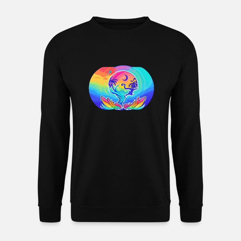 Baum des Meeres - Unisex Pullover - Schwarz