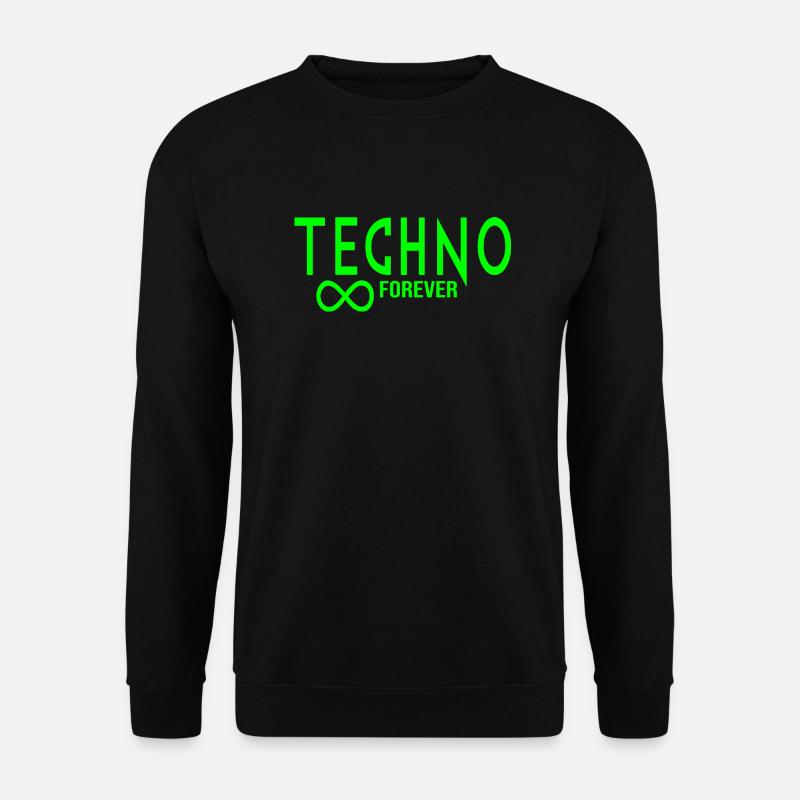 Techno pour toujours infini - Sweat-shirt Unisexe - noir