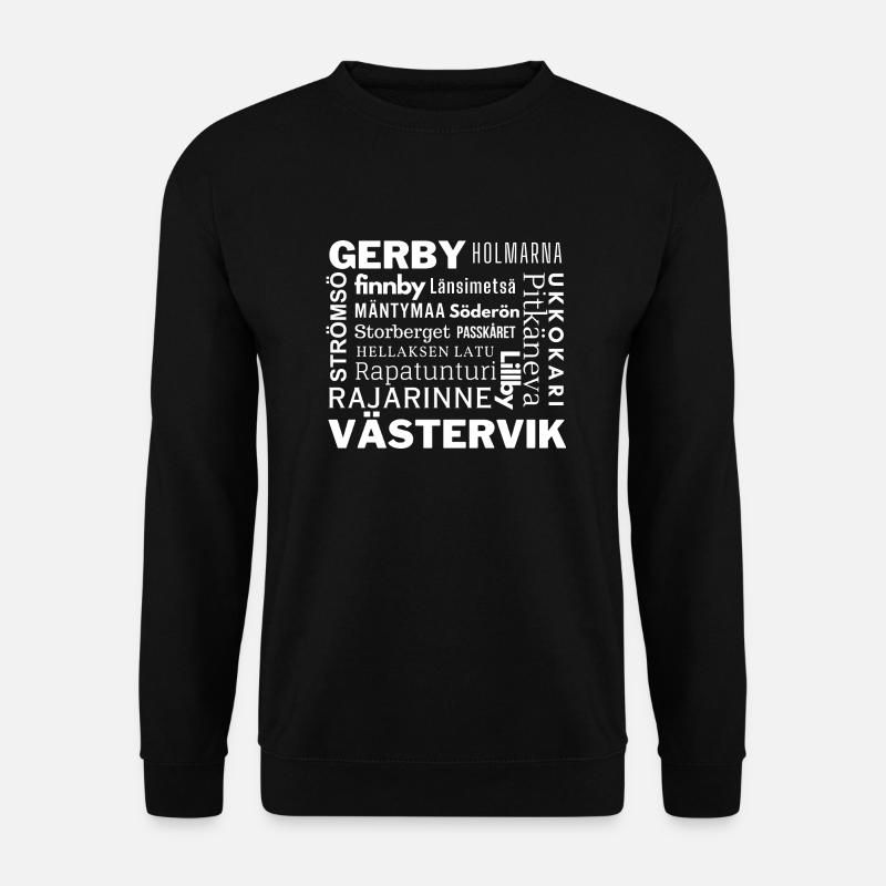 GERBY White logo - Unisex Sweatshirt - black