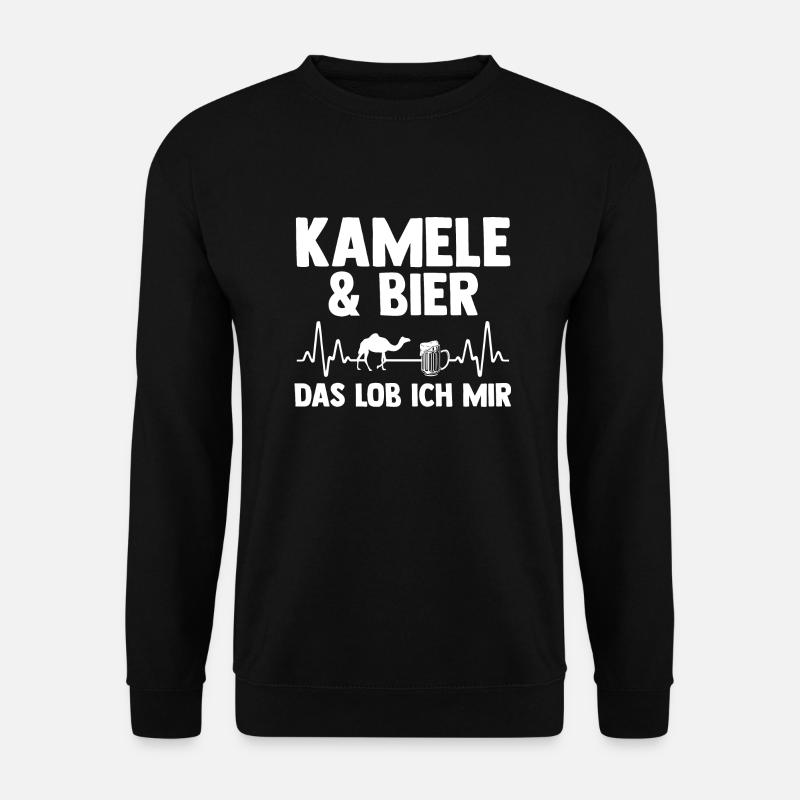 Kamel - Unisex Pullover - Schwarz