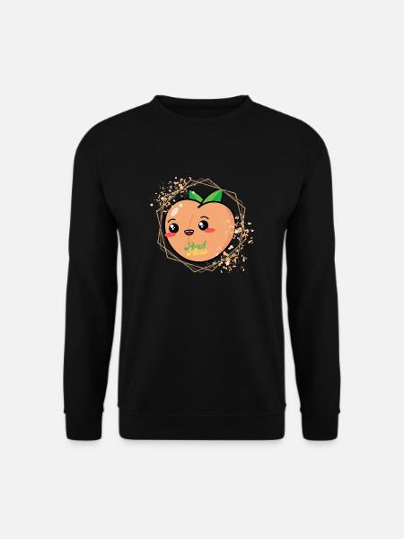 Pfirsich - Peach Please - Unisex Pullover - Schwarz