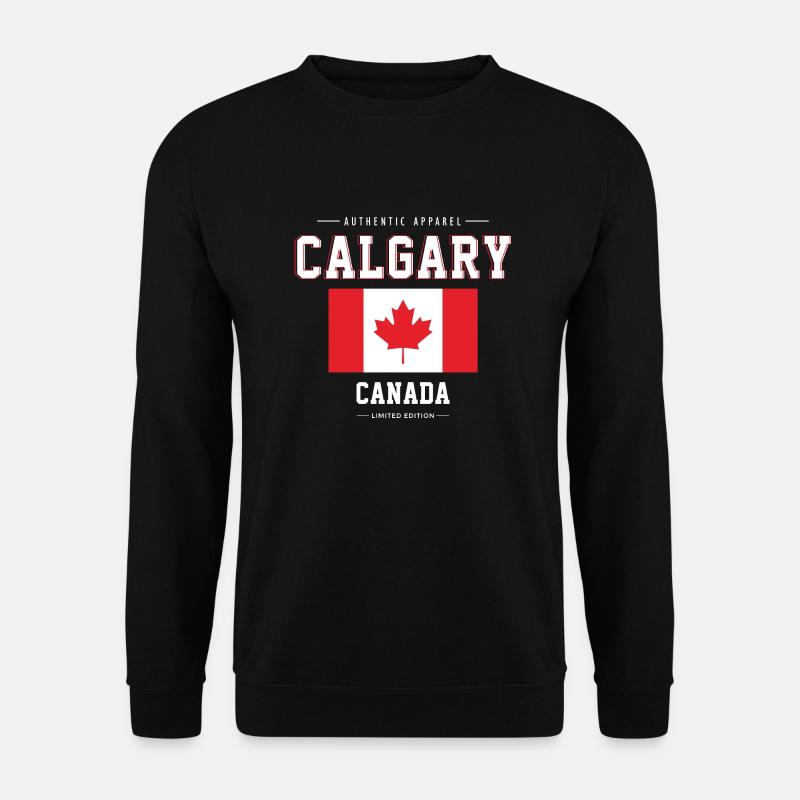 Calgary - Unisex Pullover - Schwarz