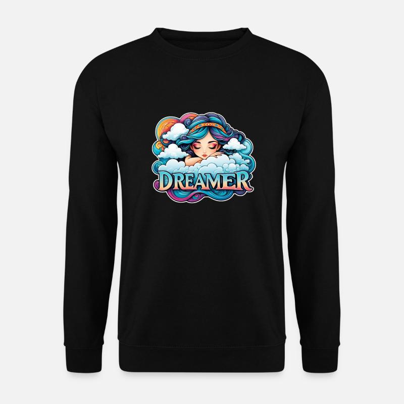 Träumer - Träumer - Träumer - Traum - Träumerei - Unisex Pullover - Schwarz