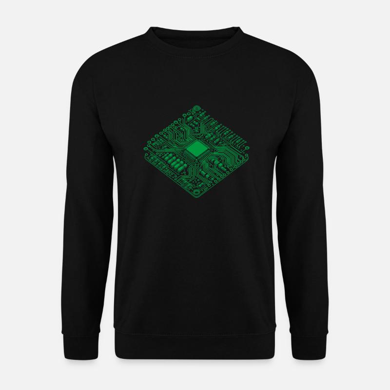 CPU anatomique et PCB - Cool Computer Scientists - Sweat-shirt Unisexe - noir