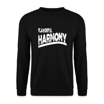 united we stand harmonious unity - Unisex Pullover - Schwarz - Vorne - Alina (178cm) & Michal (187cm)