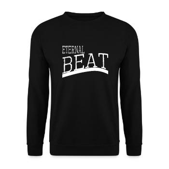 Motifs rythmiques Élégance intemporelle Trouver le rythme - Sweat-shirt Unisexe - noir - Devant - Alina (178cm) & Michal (187cm)