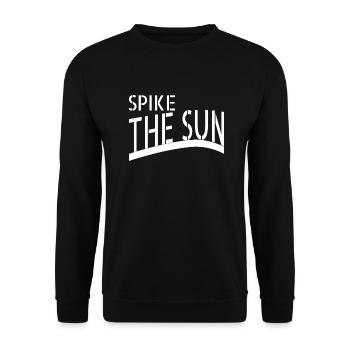 quote radiant sunshine humor funny sayings gift - Unisex Pullover - Schwarz - Vorne - Alina (178cm) & Michal (187cm)