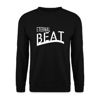 timeless awesome cool rhythmic patterns gift - Unisex Sweatshirt - black - Front - Alina (178cm) & Michal (187cm)