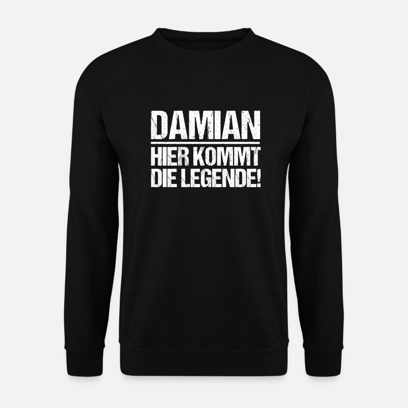 First name Damian - Unisex Sweatshirt - black