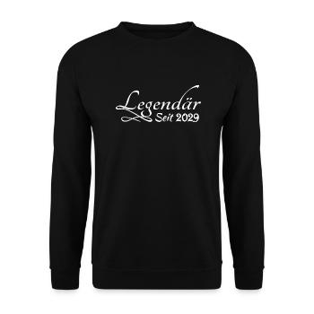 2029 - Unisex Sweatshirt - black - Front - Alina (178cm) & Michal (187cm)
