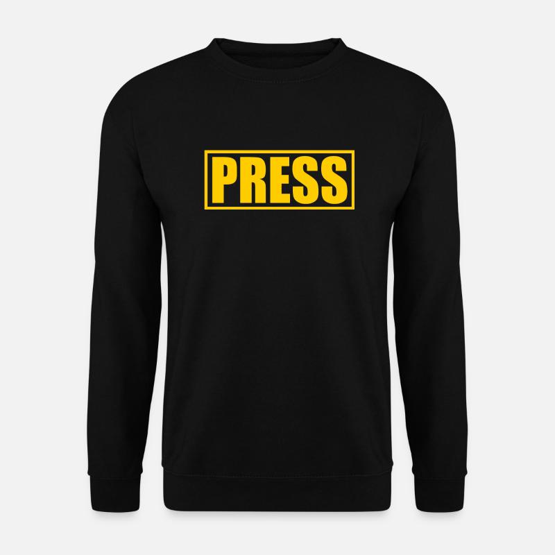 Presse press - Unisex Pullover - Schwarz