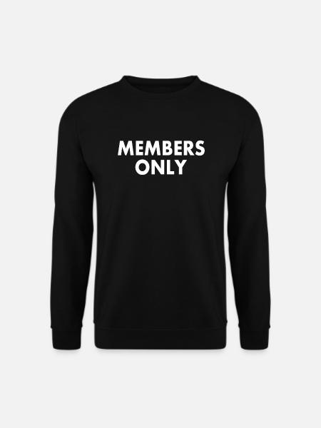 Members only - Unisex Sweatshirt - black