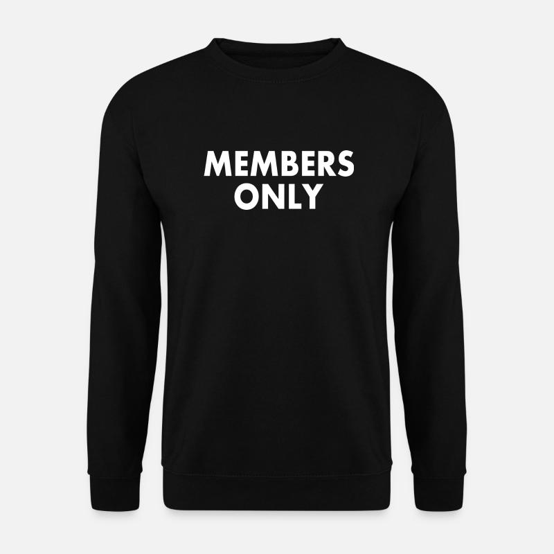 Members only - Sweat-shirt Unisexe - noir