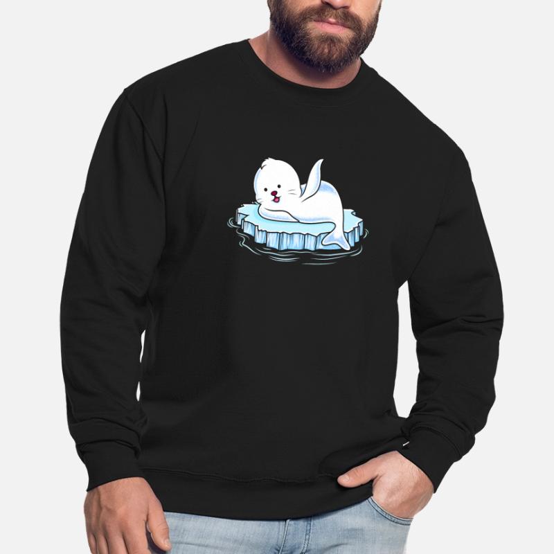robbe eisscholle comic Unisex Pullover