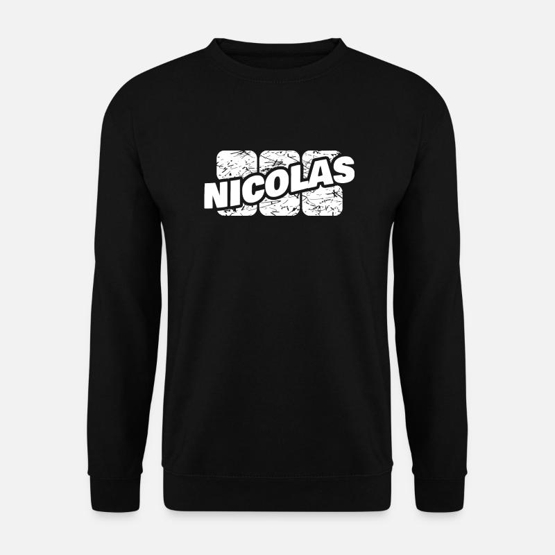 Gift for Nicolas - Unisex Sweatshirt - black