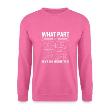 Elektriker Spruch Handwerker - Unisex Pullover - Pink - Vorne
