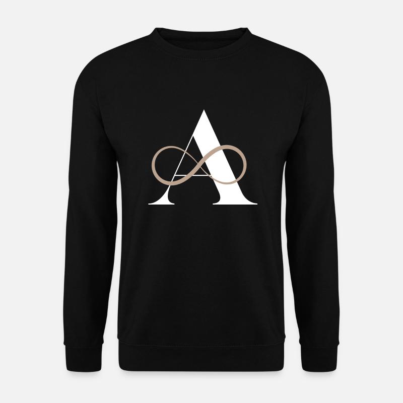 Buchstabe bis unendlich - Unisex Pullover - Schwarz