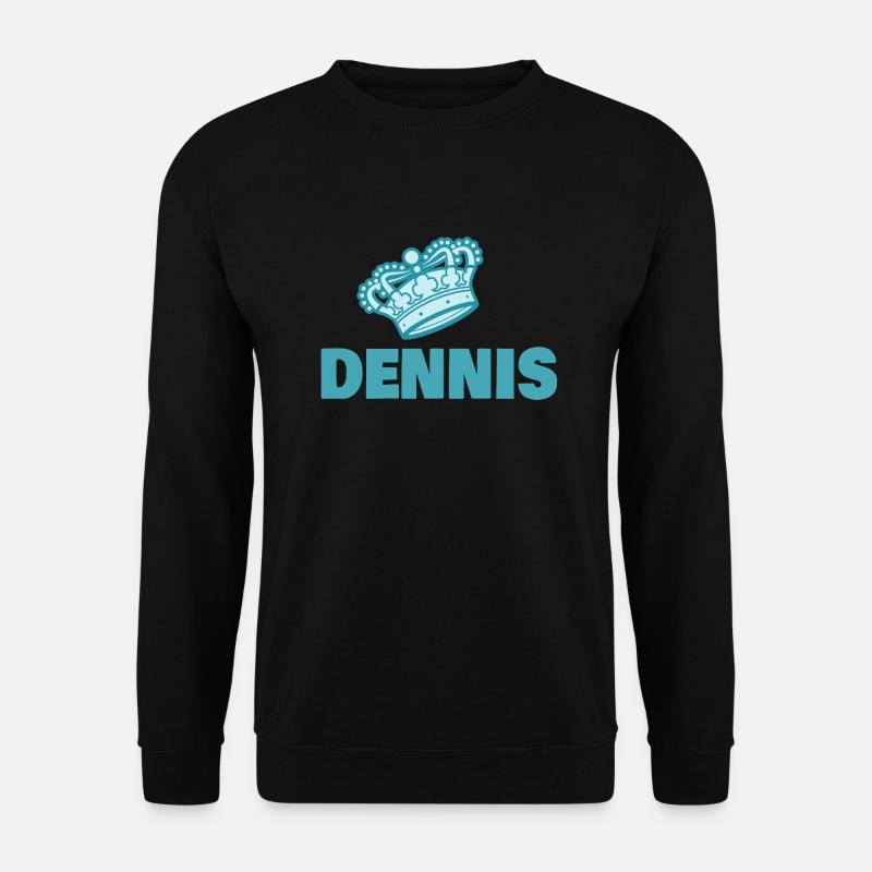 Vorname Dennis - Unisex Pullover - Schwarz