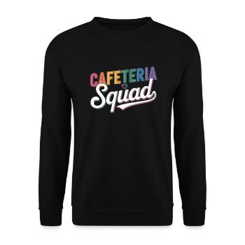 Enjoy together - Unisex Sweatshirt - black - Front - Alina (178cm) & Michal (187cm)