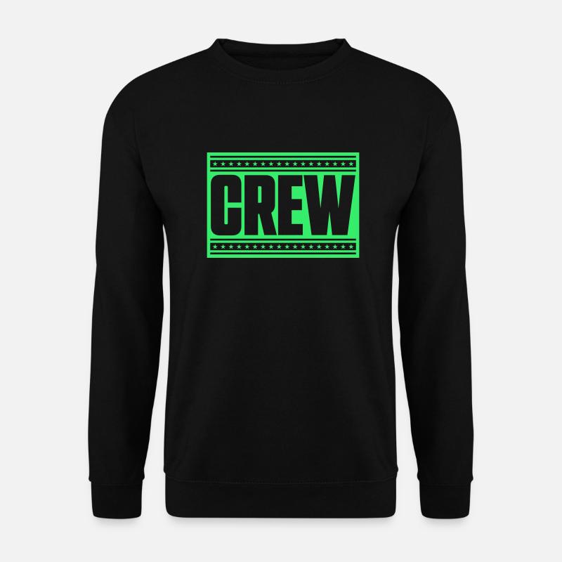 Crew stroked stars - Unisex Sweatshirt - black