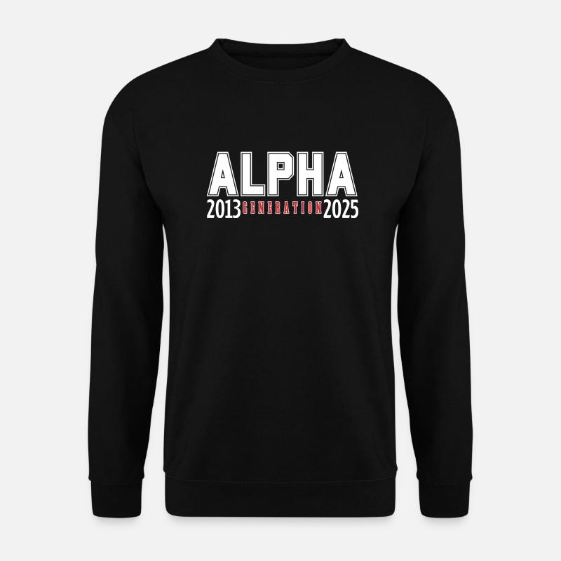 The Alpha Generation 2013-2025 - Unisex Sweatshirt - black