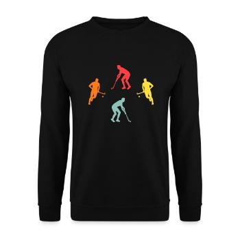 Joueurs de hockey sur gazon Evolution Hockey sur gazon - Sweat-shirt Unisexe - noir - Devant - Alina (178cm) & Michal (187cm)