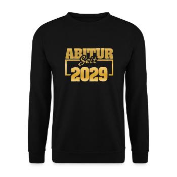 School free 2029 - Unisex Sweatshirt - black - Front - Alina (178cm) & Michal (187cm)