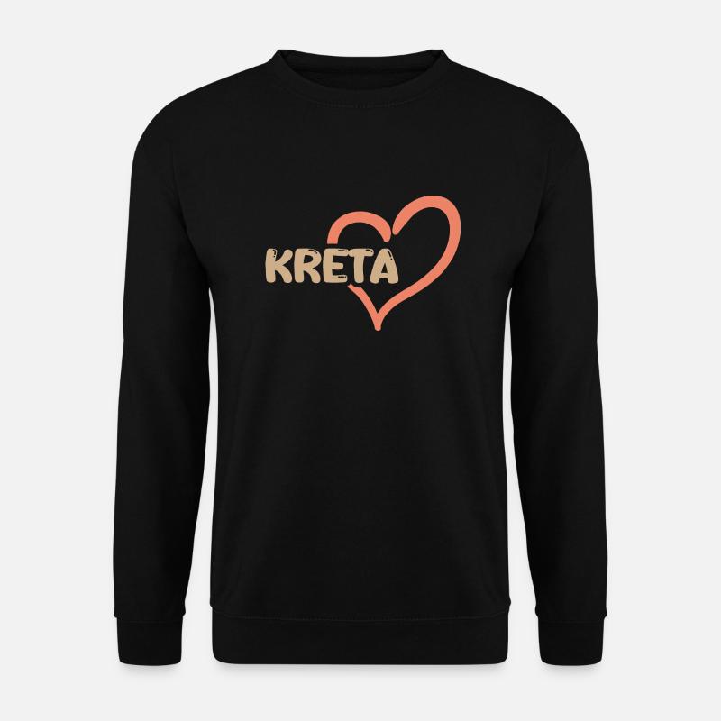 Kreta - Unisex Pullover - Schwarz