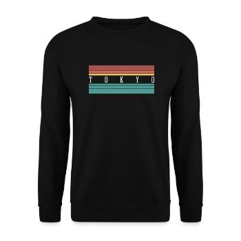 Tokyo, Japon : Cadeau et souvenir parfaits - Sweat-shirt Unisexe - noir - Devant - Alina (178cm) & Michal (187cm)