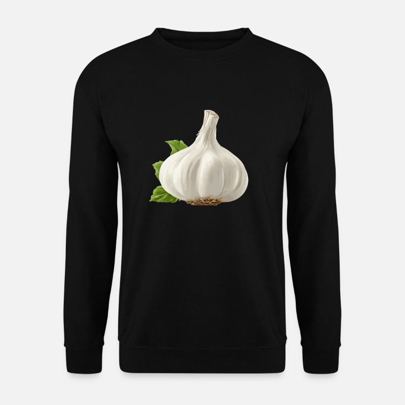 Knoblauch - Unisex Pullover - Schwarz