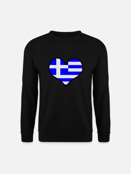 hellas grèce grèce - Sweat-shirt Unisexe - noir