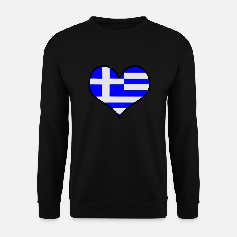 hellas grèce grèce - Sweat-shirt Unisexe - noir