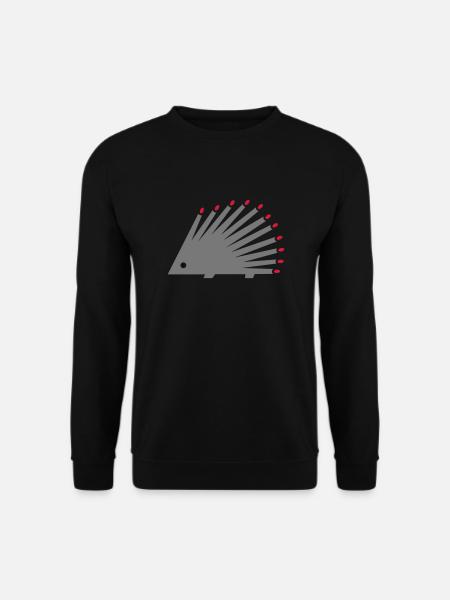Hedgehog - Unisex Sweatshirt - black