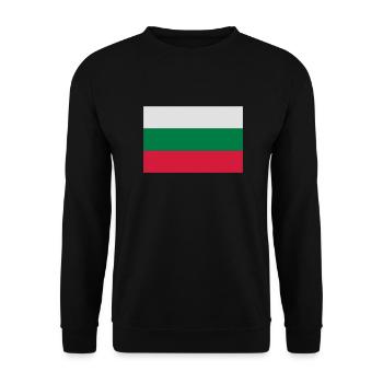 Bulgaria - Unisex Sweatshirt - black - Front - Alina (178cm) & Michal (187cm)