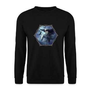 Walküre - Unisex Pullover - Schwarz - Vorne - Alina (178cm) & Michal (187cm)