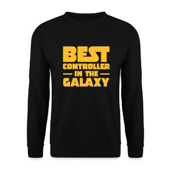 Best Controller In The Galaxy - Unisex Pullover - Schwarz - Vorne - Alina (178cm) & Michal (187cm)