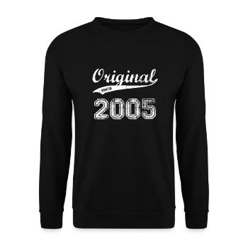 2005 - Unisex Pullover - Schwarz - Vorne - Alina (178cm) & Michal (187cm)