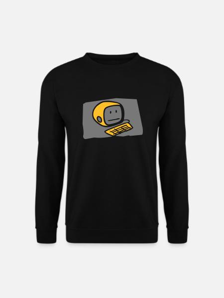 computer2_c - Unisex Sweatshirt - black