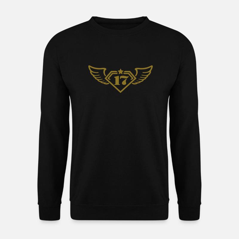 shield_gold_17__f1 - Unisex Pullover - Schwarz