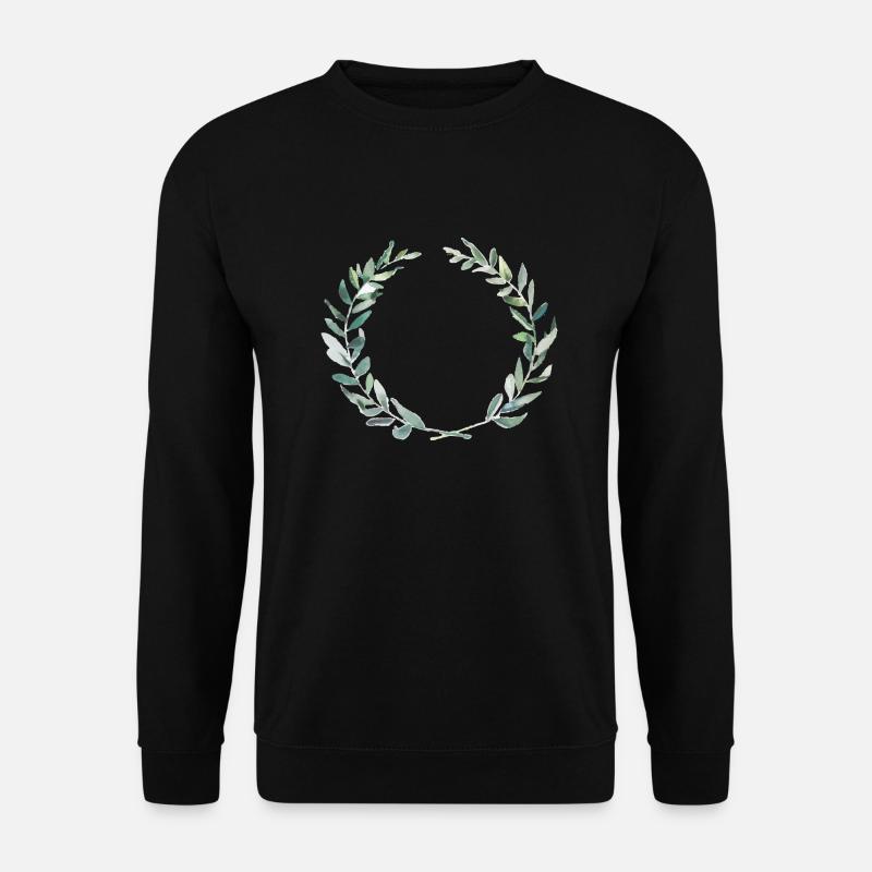 Olive crown - Unisex Sweatshirt - black