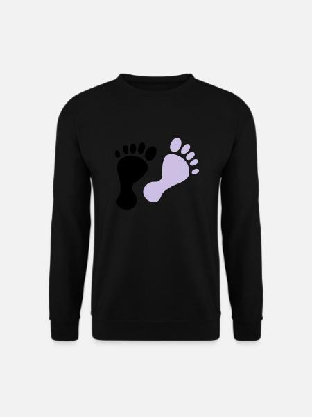 füße - Unisex Pullover - Schwarz