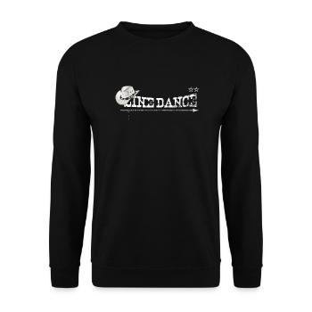 Danse de ligne - Sweat-shirt Unisexe - noir - Devant - Alina (178cm) & Michal (187cm)