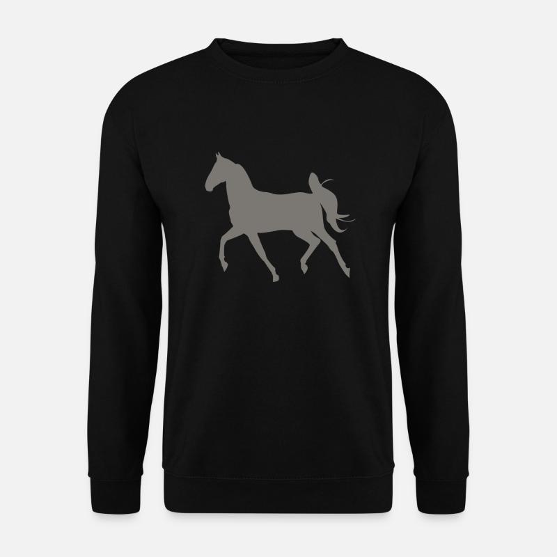 cheval - Sweat-shirt Unisexe - noir