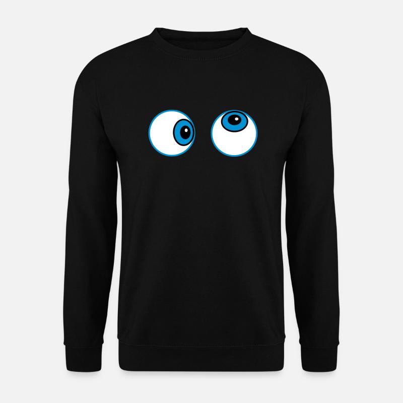 Augen (d) - Unisex Pullover - Schwarz