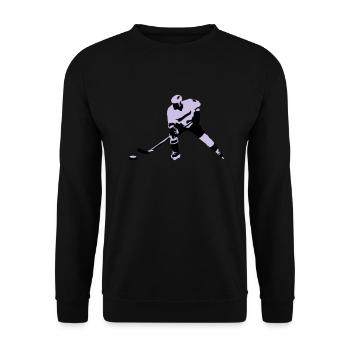 Ice hockey - Unisex Sweatshirt - black - Front - Alina (178cm) & Michal (187cm)